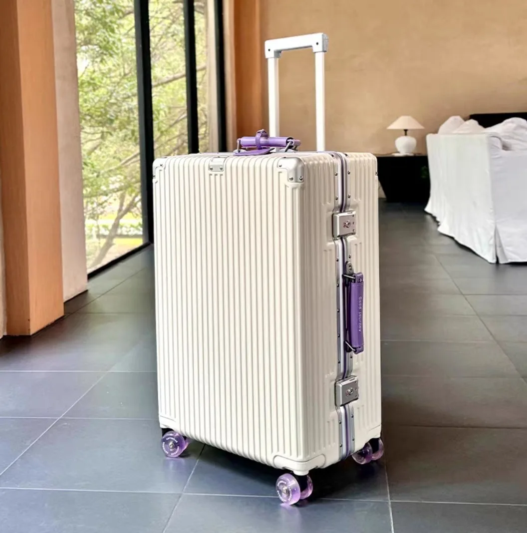 Aluminum Frame Carry On Luggage - Mala de viagem com estrutura de
