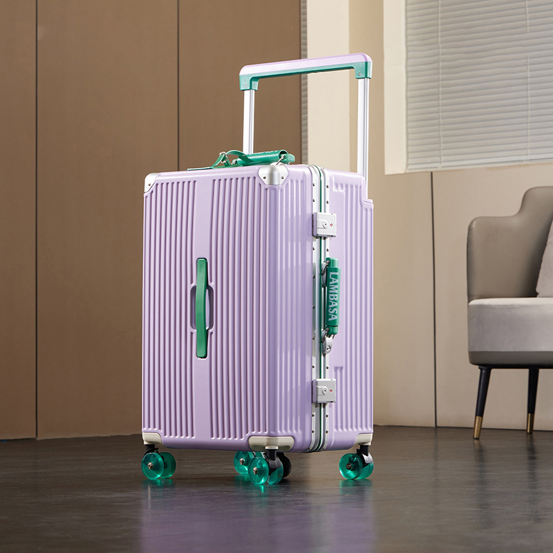 Aluminum Frame Carry On Luggage - Mala de viagem com estrutura de