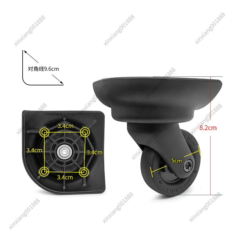 Rodas de Substituição para Mal - Silent Replacement Luggage Wheels avaliação e preço