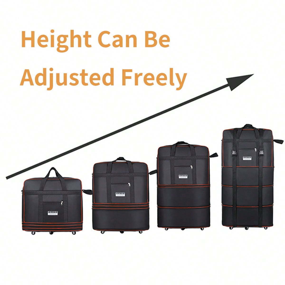 Mala de viagem dobrável e com  - Foldable Rolling Luggage Bag avaliação e preço