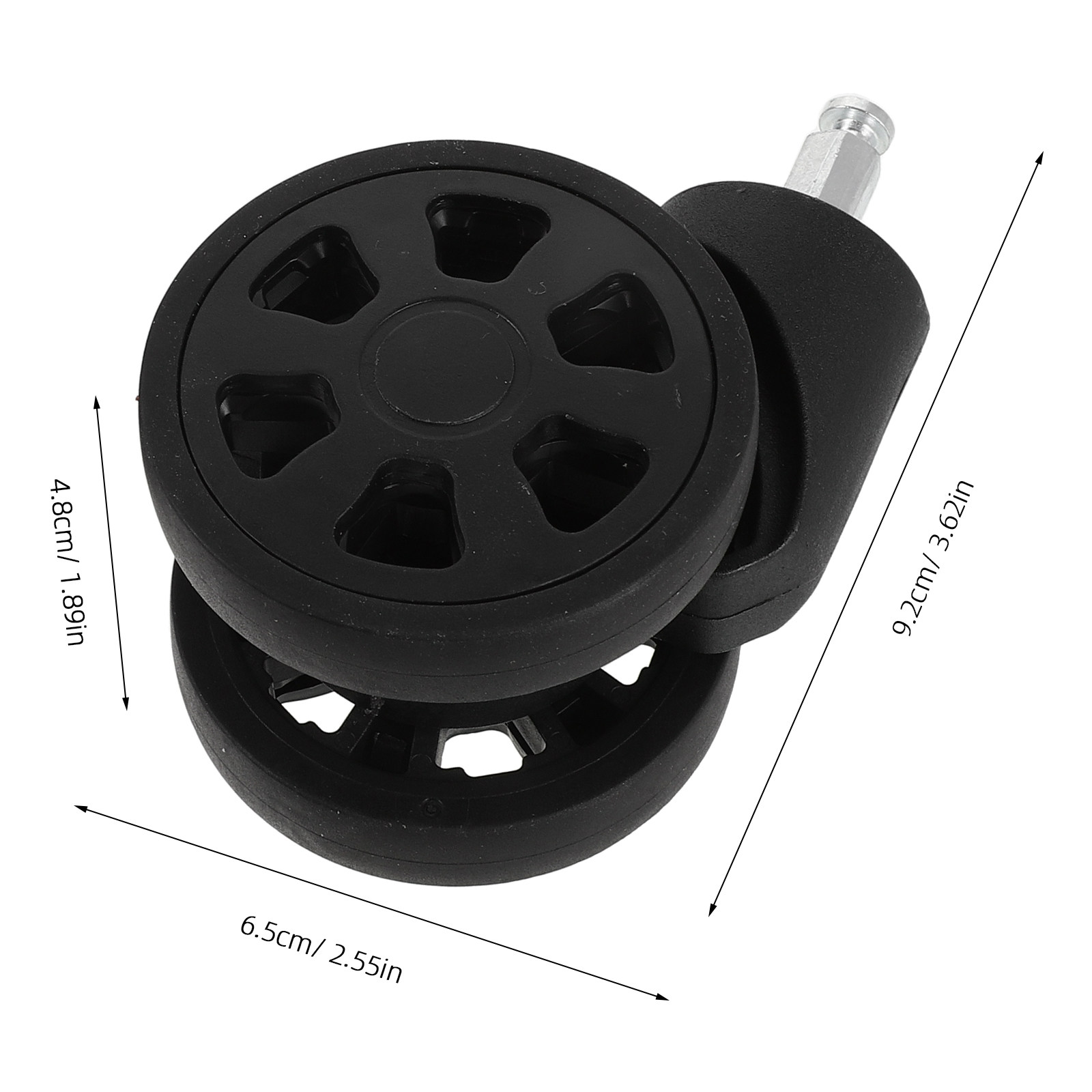 2 Rodas Universais de Reposiçã - Silent Replacement Luggage Wheels avaliação e preço
