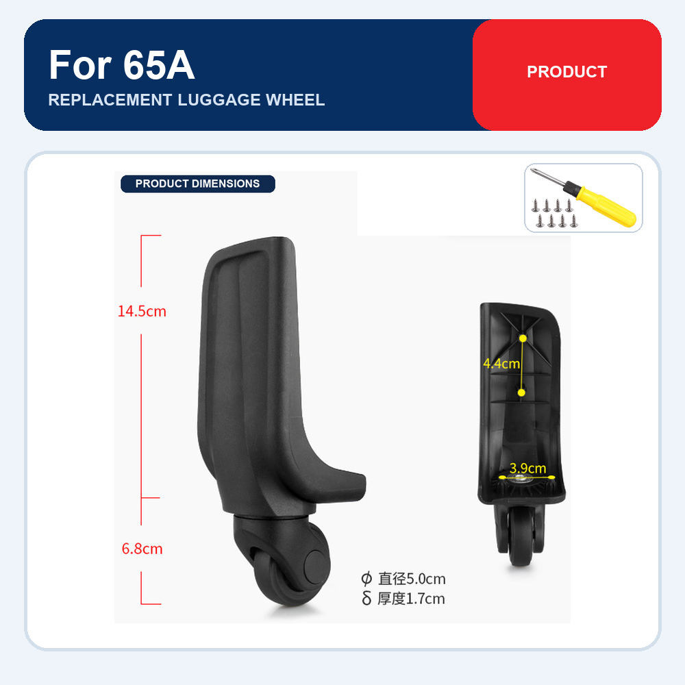 Roda de bagagem de substituiçã - Silent Replacement Luggage Wheels avaliação e preço
