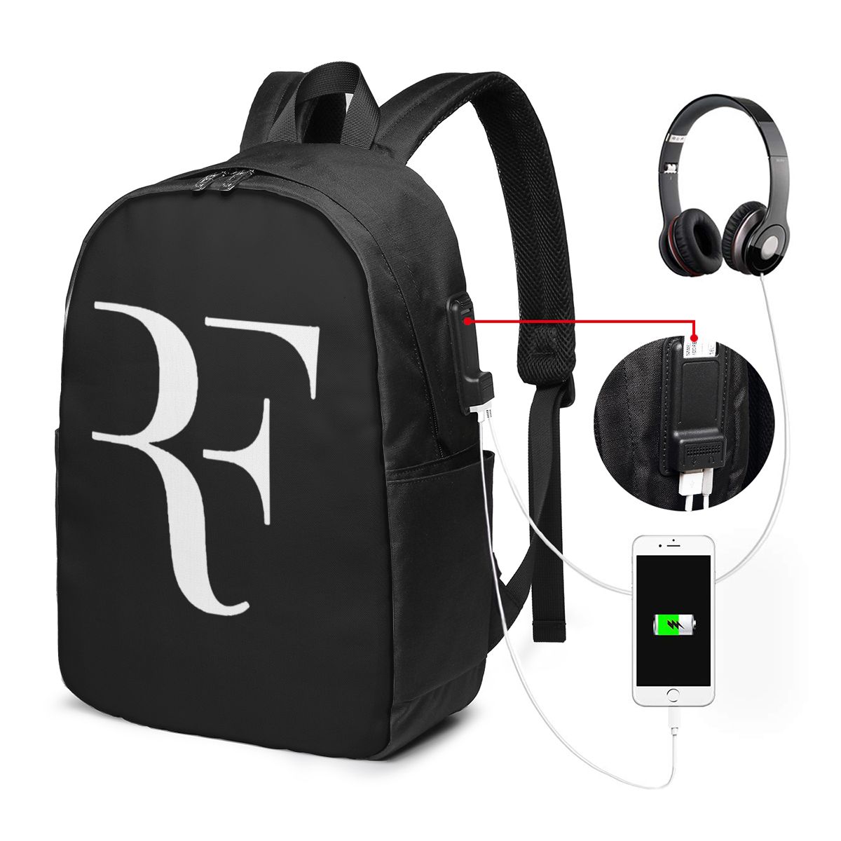 Mochila Roger Federer para via - Backpacks avaliação e preço
